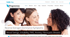 Desktop Screenshot of natpro-progesterone-cream.com